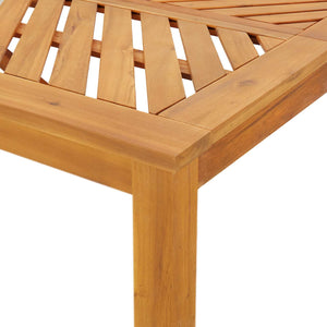 Garten Essgruppe 4 pcs Braun Massivholz Akazie