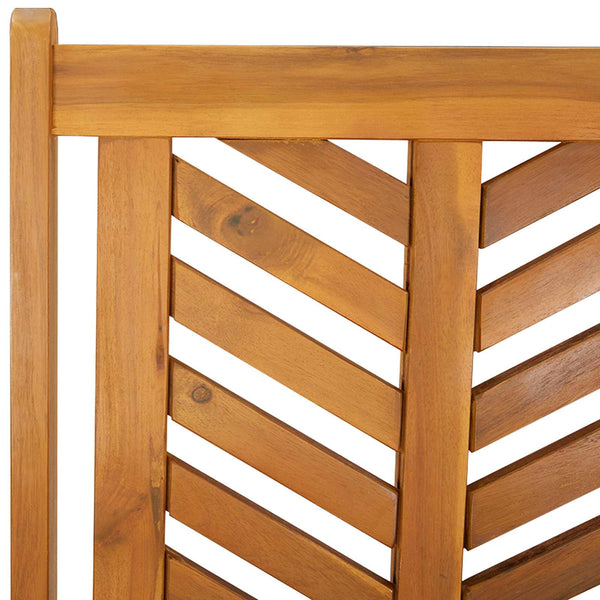 Garten Essgruppe 3 pcs Braun Massivholz Akazie