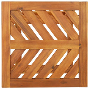 Garten Essgruppe 3 pcs Braun Massivholz Akazie