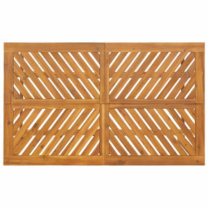 Garten Essgruppe 5 pcs Braun Massivholz Akazie