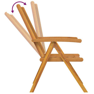 Garten Essgruppe 7 pcs Braun Massivholz Akazie