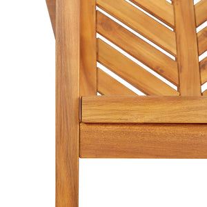 Esszimmerstuhl 6 pcs Natur 62,5 x 59 x 89 cm Massivholz Akazie