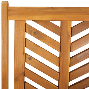 vidaXL Chaises de jardin 4 pcs Marron 57 x 72 x 109 cm Bois d'acacia massif