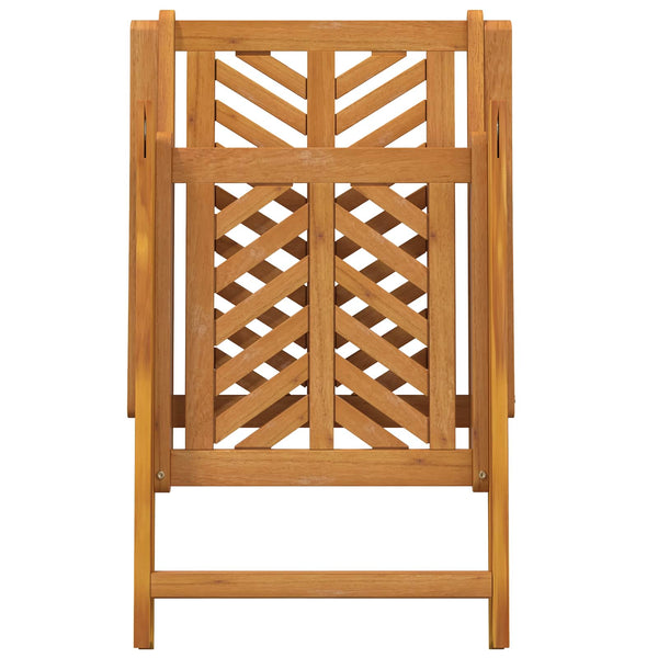 Gartenstuhl 8 pcs Braun 57 x 72 x 109 cm Massivholz Akazie