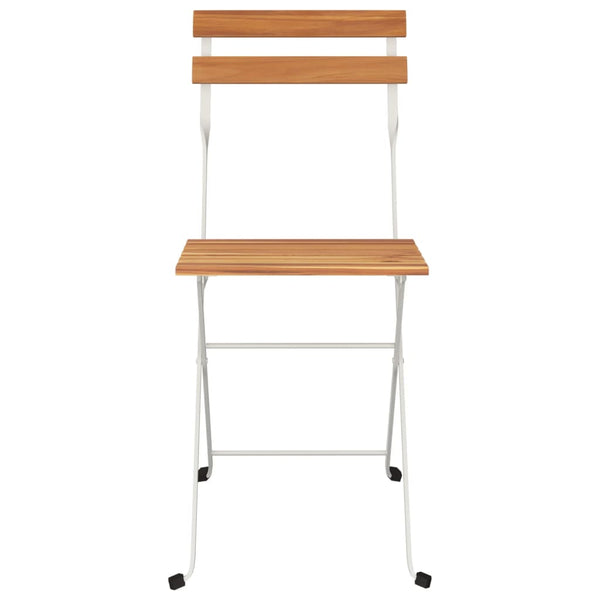 Klappbare Bistrostühle 4er Set Akazie