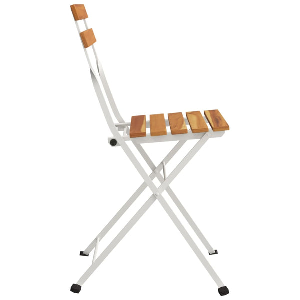 Klappbare Bistrostühle 4er Set Akazie