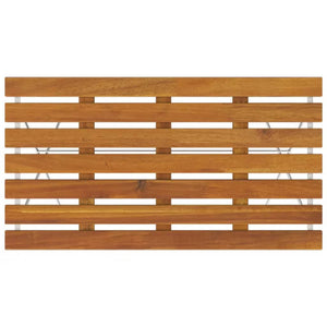 vidaXL Table de bistrot pliable 100x54x71 cm Bois d'acacia massif et acier