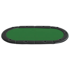 Klappbare Poker Tischauflage für 10 Spieler