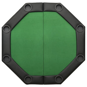 Klappbarer Pokertisch für 8 Spieler, Grün