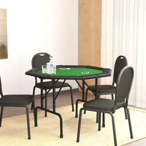 Klappbarer Pokertisch für 8 Spieler, Grün