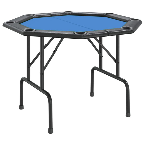Klappbarer Pokertisch für 8 Spieler, Blau