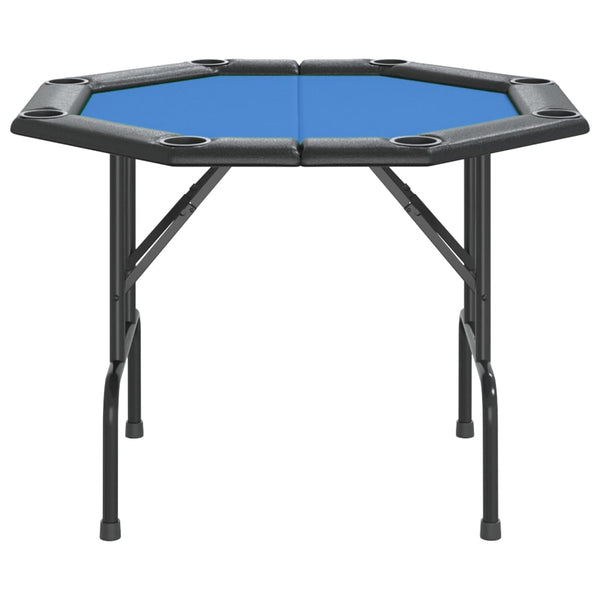 Klappbarer Pokertisch für 8 Spieler, Blau
