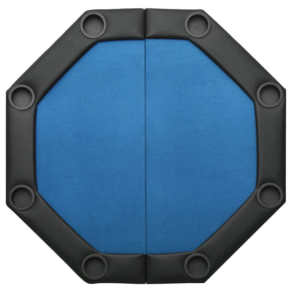 Klappbarer Pokertisch für 8 Spieler, Blau