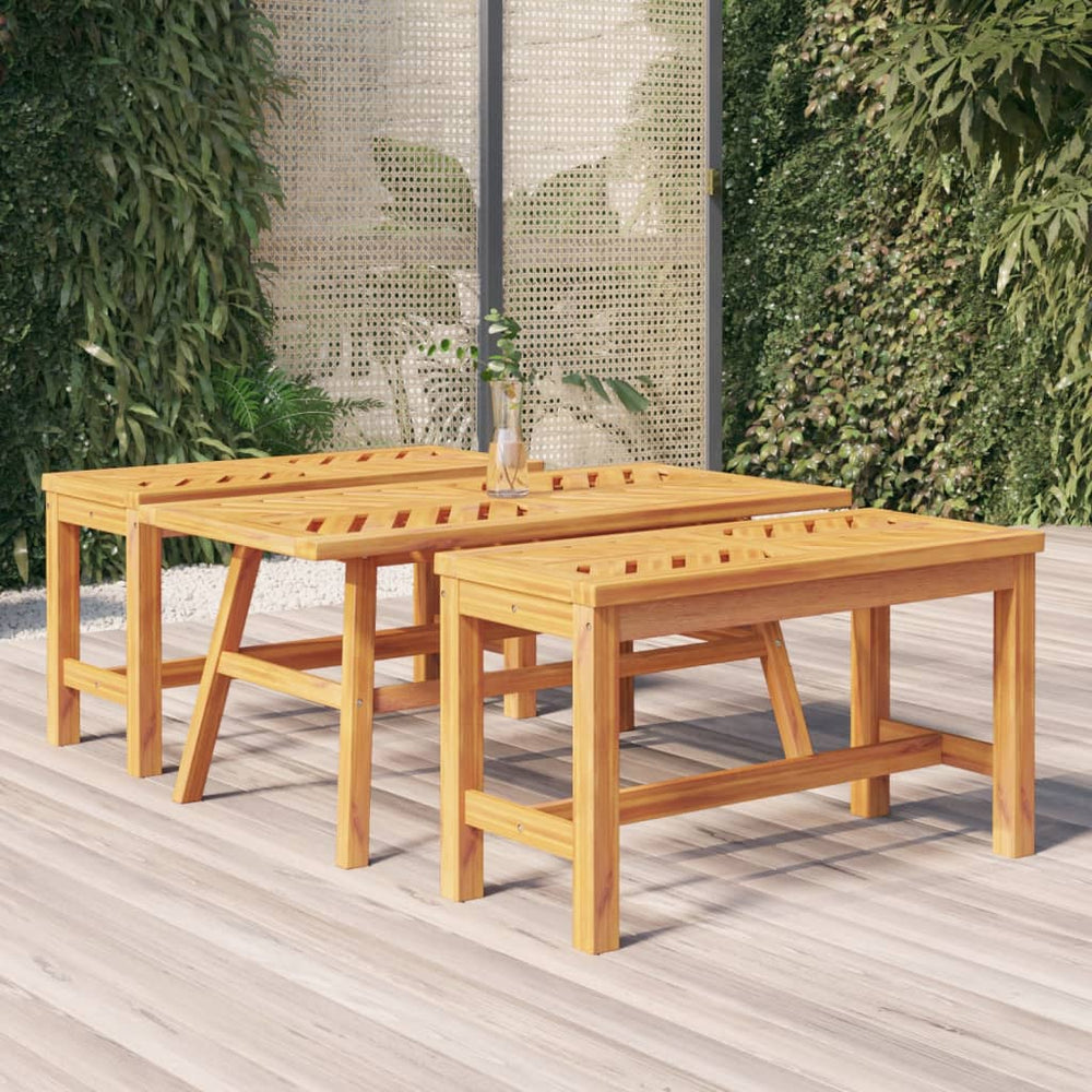 vidaXL Coffee Table 100x50x45 cm Solid Acacia Wood