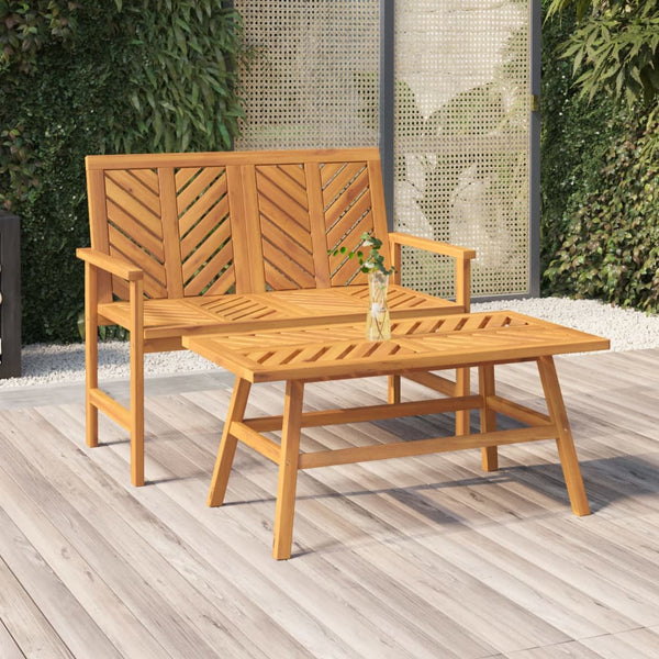 Gartenbank Akazie Massivholz 109cm