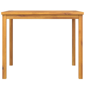 vidaXL Table de salle à manger de jardin 90x90x74 cm en bois d'acacia massif