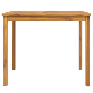 vidaXL Table de salle à manger de jardin 90x90x74 cm en bois d'acacia massif