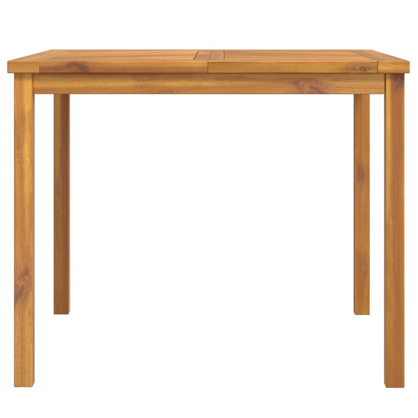 vidaXL Table de salle à manger de jardin 90x90x74 cm en bois d'acacia massif