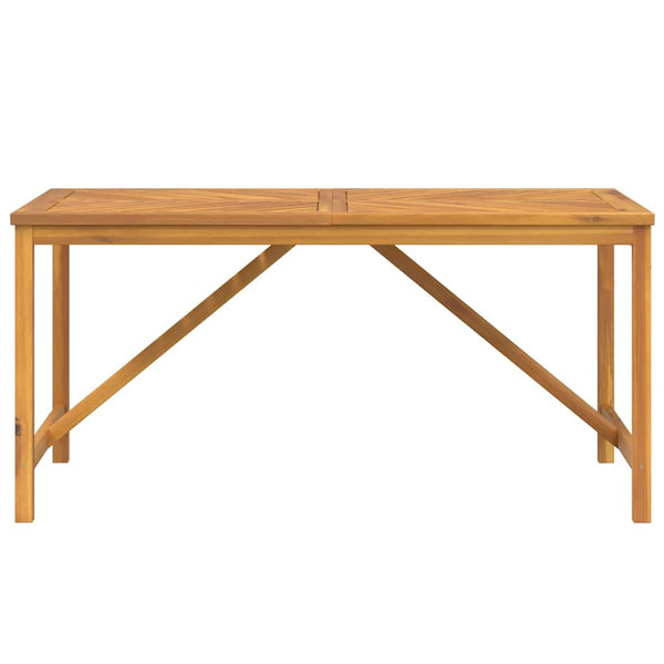 Akazienholz Gartentisch 150x90 cm