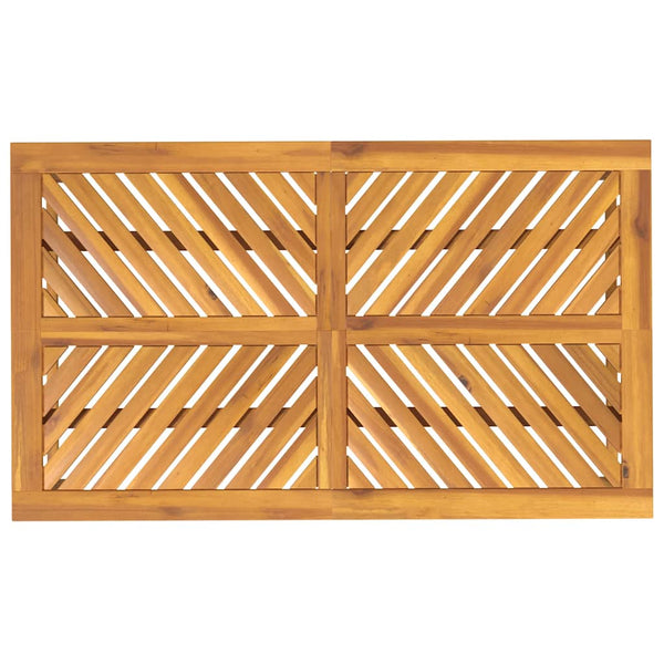 Akazienholz Gartentisch 150x90 cm