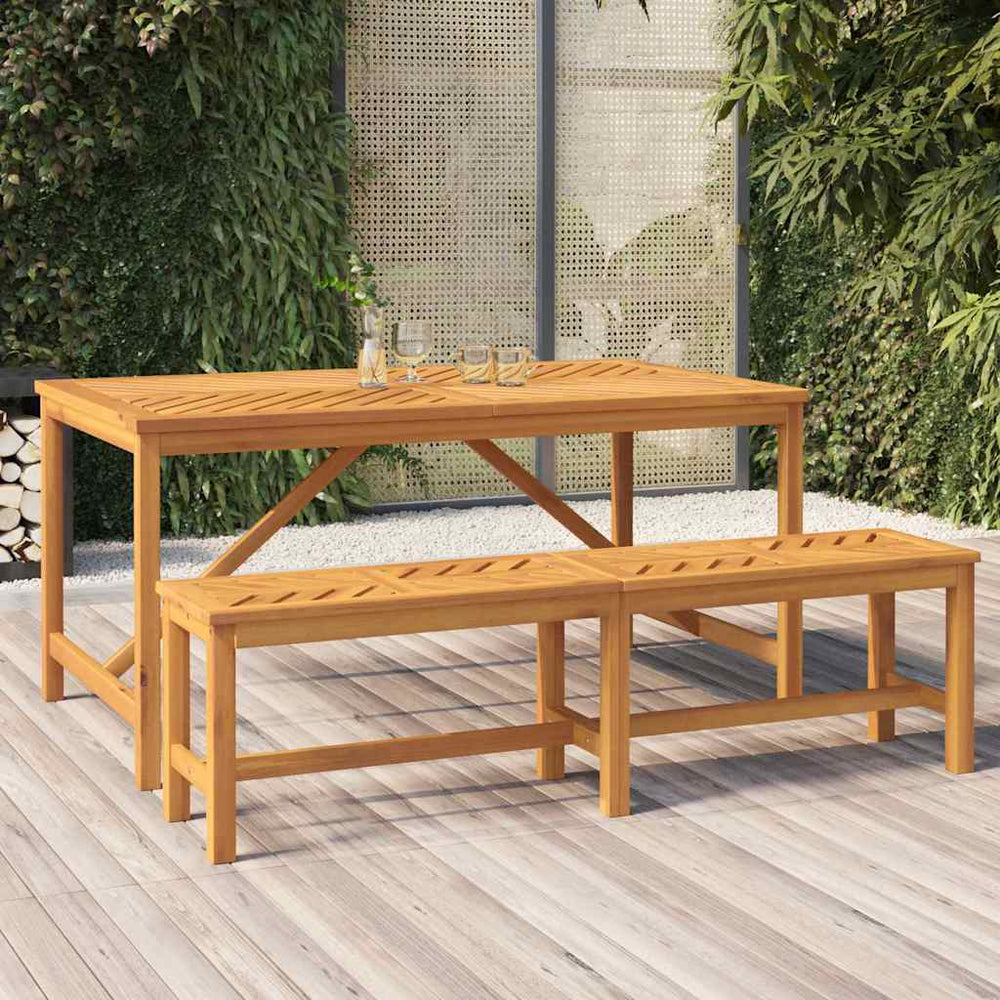Akazienholz Gartentisch 150x90 cm