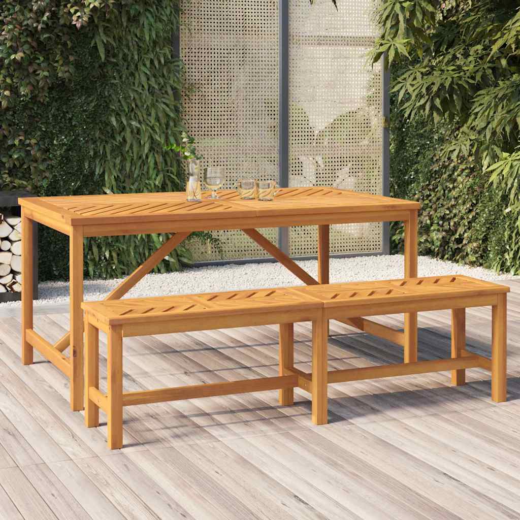 Akazienholz Gartentisch 150x90 cm