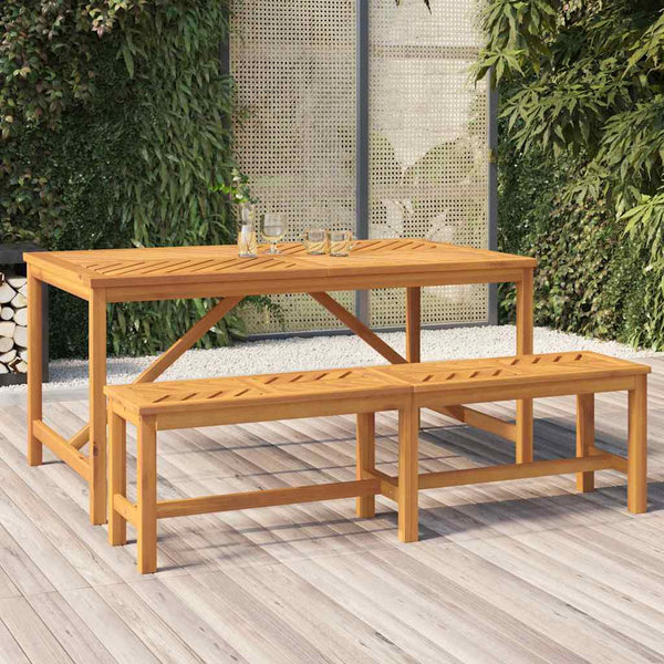 Akazienholz Gartentisch 150x90 cm