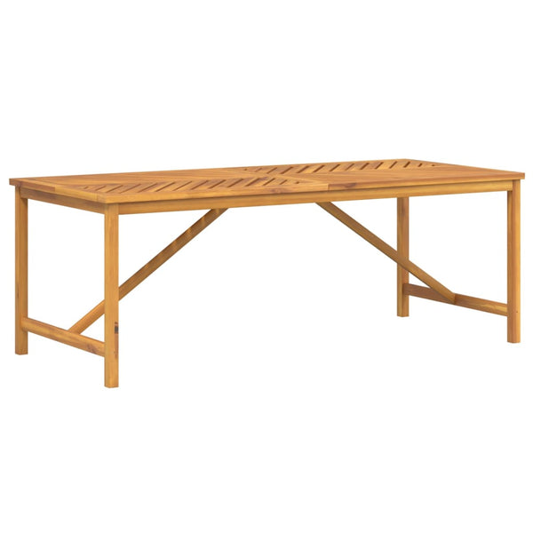 Massivholz Akazienholz Gartentisch, 200 cm