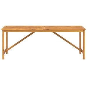 Massivholz Akazienholz Gartentisch, 200 cm