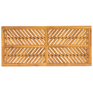 Massivholz Akazienholz Gartentisch, 200 cm