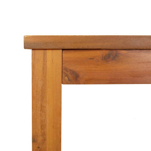 Massivholz Akazienholz Gartentisch, 200 cm