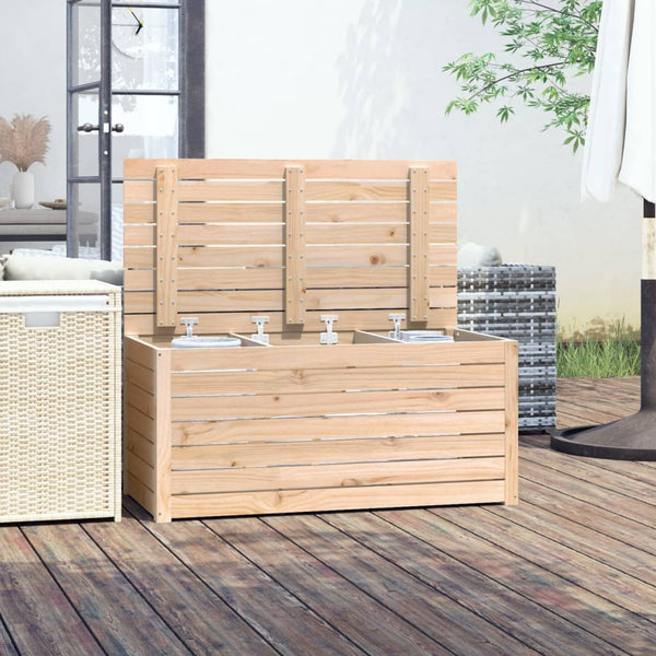 Gartenbox Kiefer Massivholz 101x50,5x46,5 cm