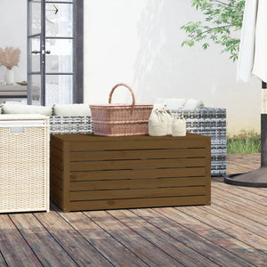 Gartenbox Honigbraun Kiefer Massivholz