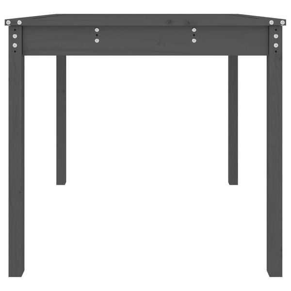 Grauer Gartentisch 82,5x82,5cm Kiefer Massivholz