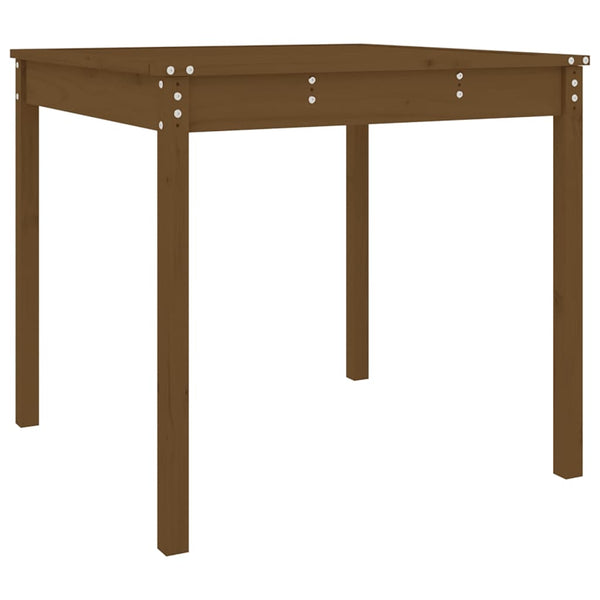 Gartentisch Honigbraun Kiefer Massivholz 82,5x82,5 cm