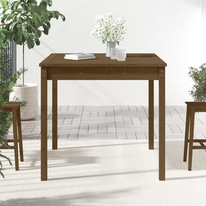 Gartentisch Honigbraun Kiefer Massivholz 82,5x82,5 cm