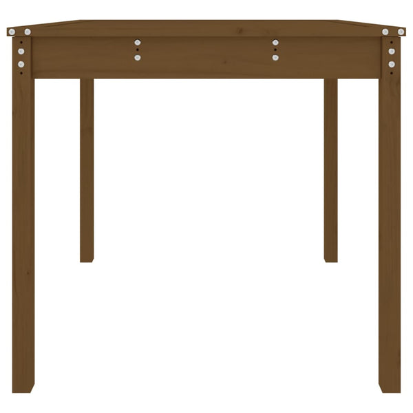 Gartentisch Honigbraun Kiefer Massivholz 82,5x82,5 cm