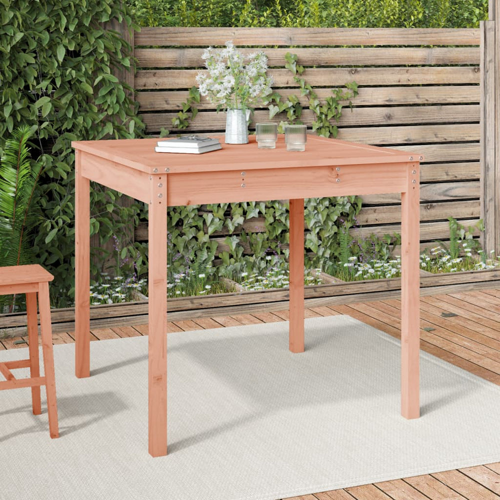 Massivholz Gartentisch Douglasie 82,5x82,5 cm