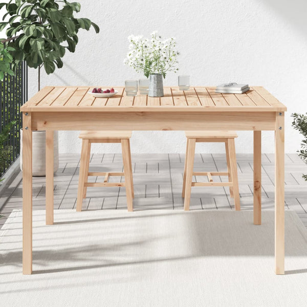 Gartentisch Kiefer Massivholz 121x82,5 cm