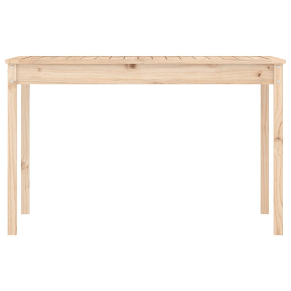 Gartentisch Kiefer Massivholz 121x82,5 cm