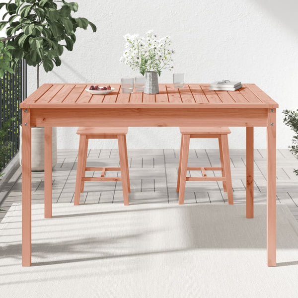 Massivholz Gartentisch Douglasie 121x82,5 cm
