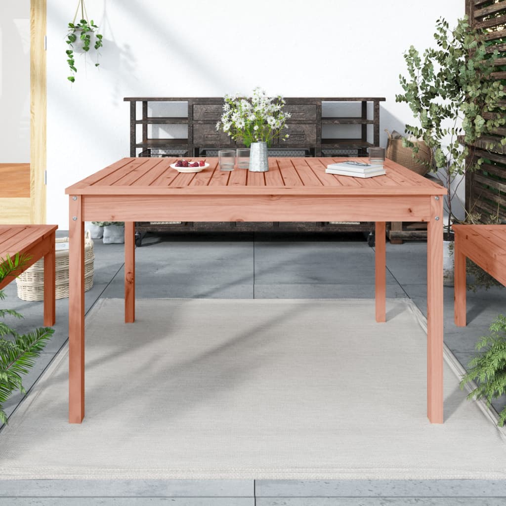 Massivholz Gartentisch Douglasie 121x82,5 cm