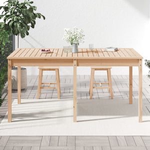 Massivholz Gartentisch Kiefer, 159,5cm