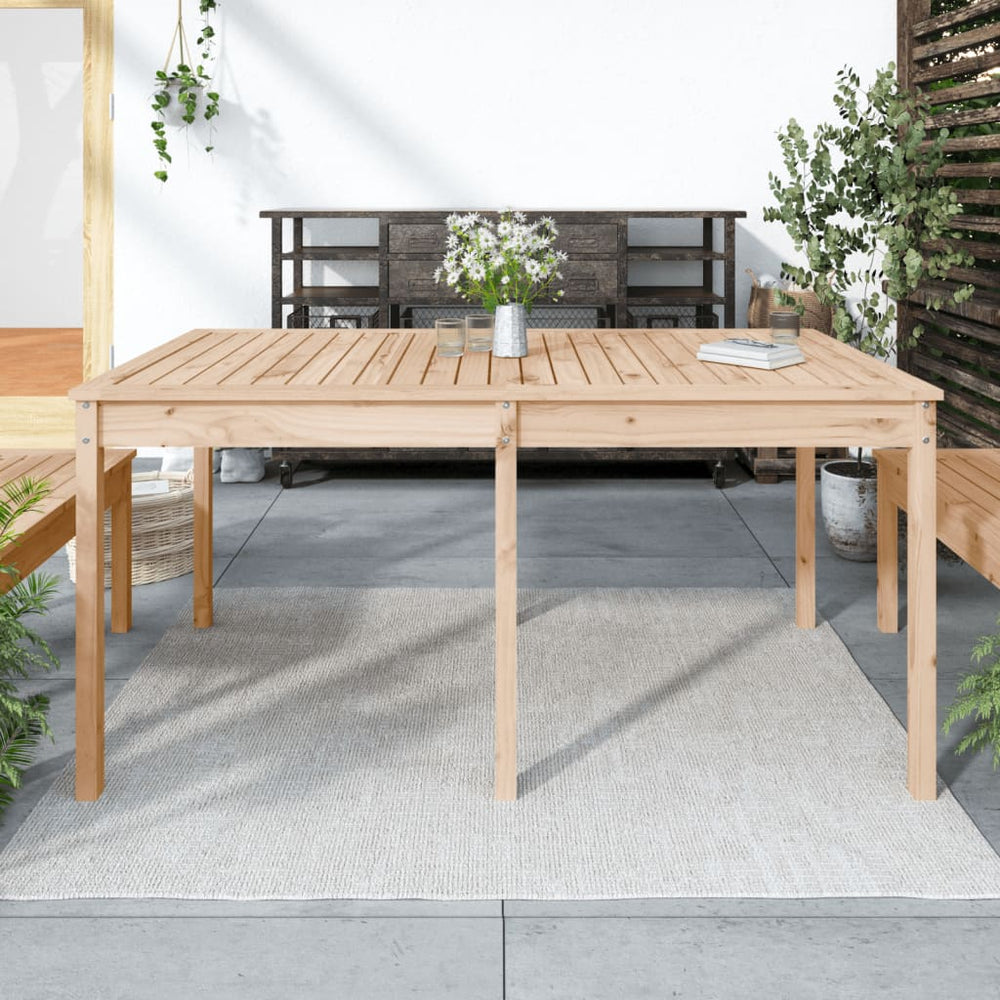 Massivholz Gartentisch Kiefer, 159,5cm