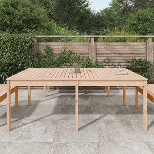 Massivholz Gartentisch Kiefer 203,5 cm