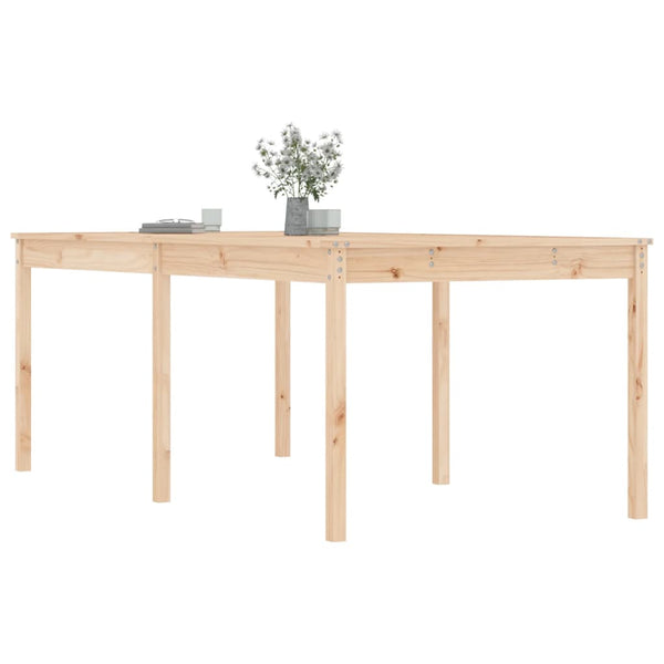Massivholz Gartentisch Kiefer 203,5 cm
