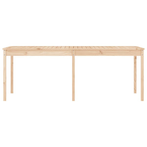 Massivholz Gartentisch Kiefer 203,5 cm