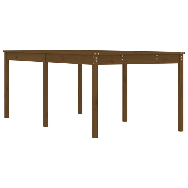 Gartentisch Honigbraun Kiefer Massivholz 203,5cm