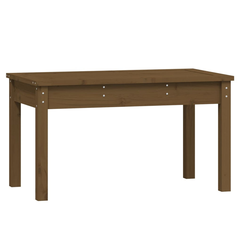 Gartenbank Honigbraun Kiefer Massivholz 80cm
