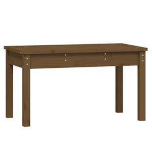 Gartenbank Honigbraun Kiefer Massivholz 80cm